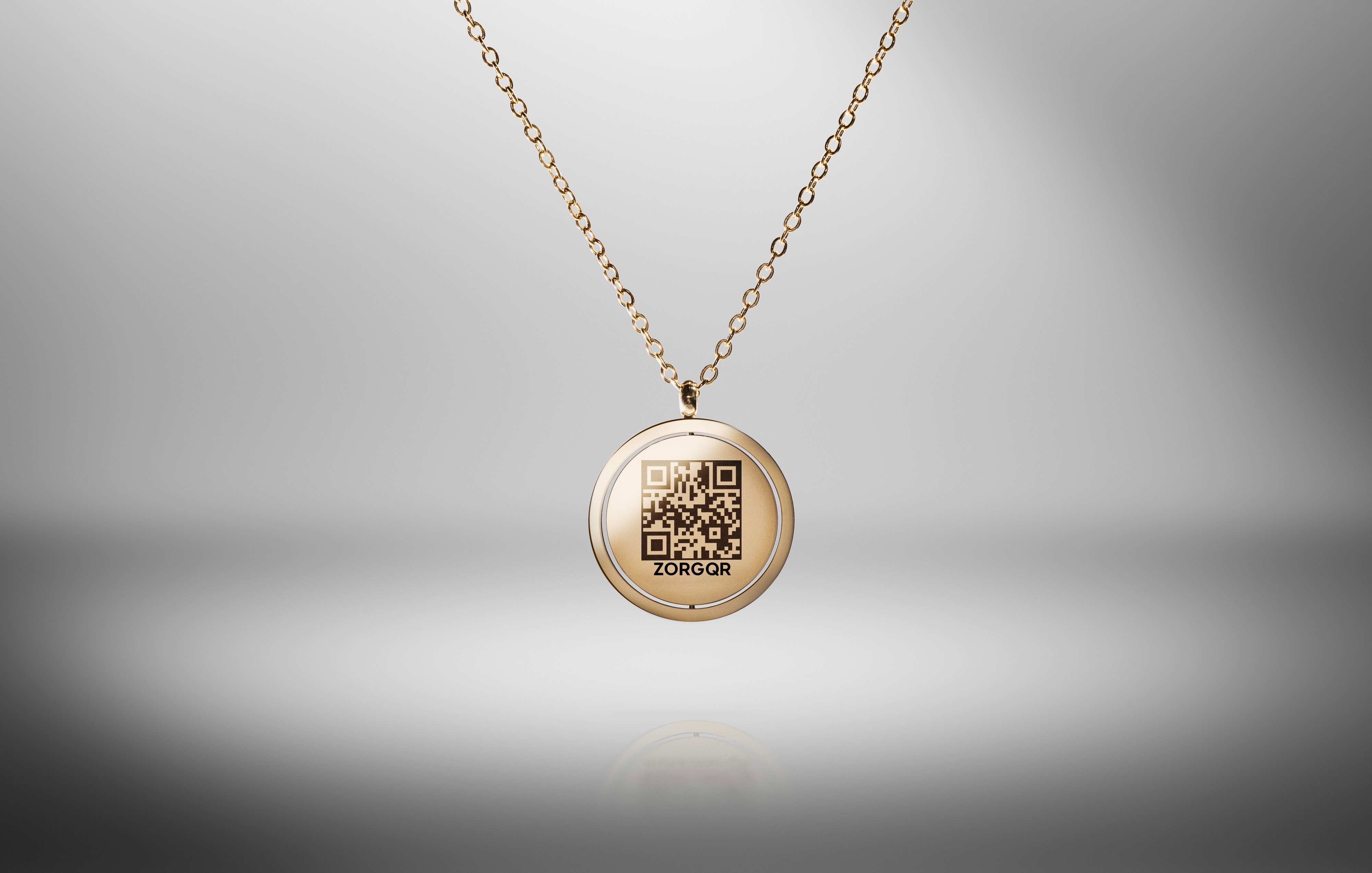 AlzheimerQR Gouden Hanger